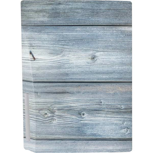 Weathered Blue Wood PS5 Console Skin